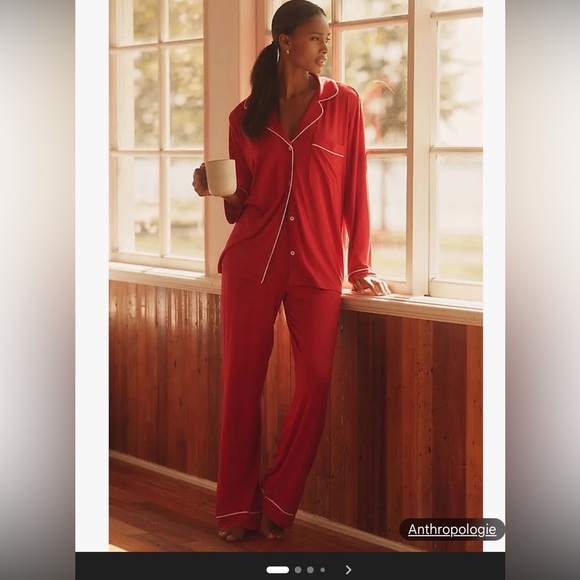 Eberjey Women's Red Pajama Set- Gift but Neverworn! - Picture 1 of 4